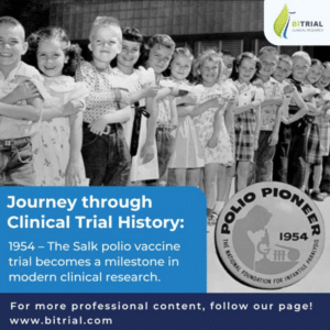 1954 – First Modern Randomized Controlled Trial (RCT)