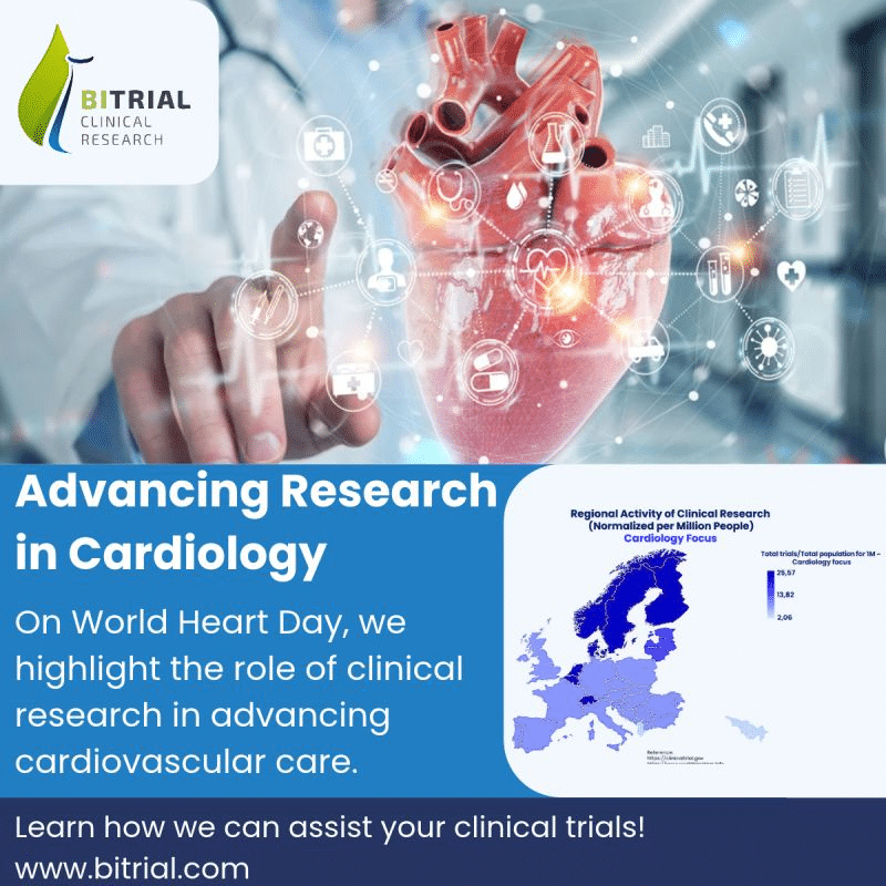 Advancing Research in Cardiology - BiTrial supports cardiovascular clinical trials